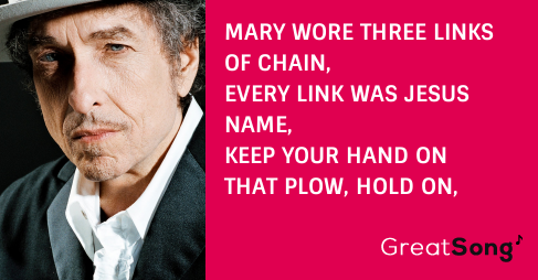 Gospel Plow Paroles Bob Dylan Greatsong Mary wore three links of chain every link was jesus name keep your hand on that plow, hold on oh lord, oh lord, keep your hand on that plow, hold on. gospel plow paroles bob dylan greatsong